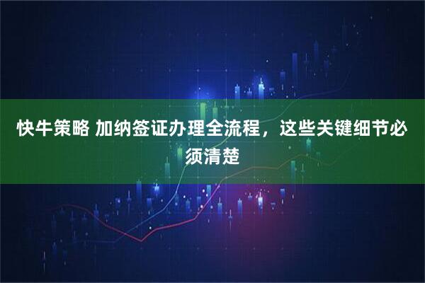 快牛策略 加纳签证办理全流程,这些关键细节必须清楚
